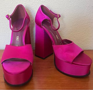 Plataformas Zara Fucsia