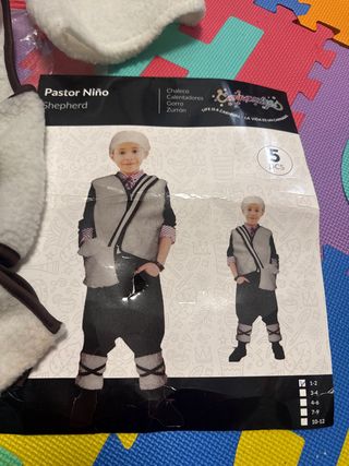 Disfraz Pastor Niño Talla 1-2 Años