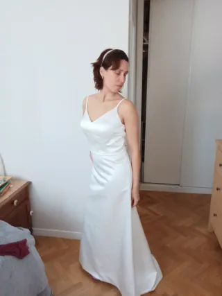 Vestido de Novia Blanco Talla S