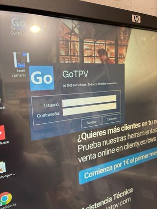 TPV Táctil HP 17 Pulgadas 8GB RAM