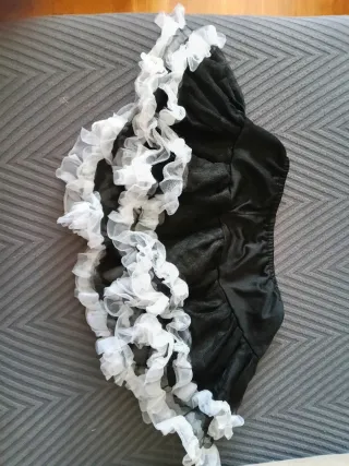 Falda niña volantes