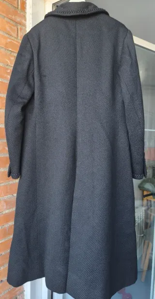 Abrigo vintage de lana largo