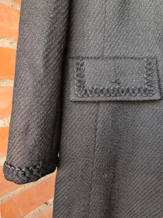 Abrigo vintage de lana largo