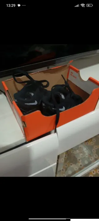 Zapatillas Nike Negras Niños N 17