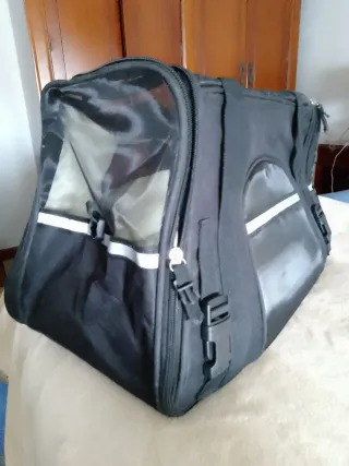 Transportín para mascotas negro