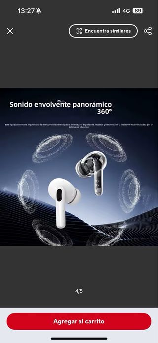 Auriculares idénticos a apple AirPods Pro