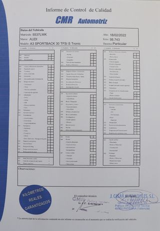 Audi A3 SPORTBACK 2022