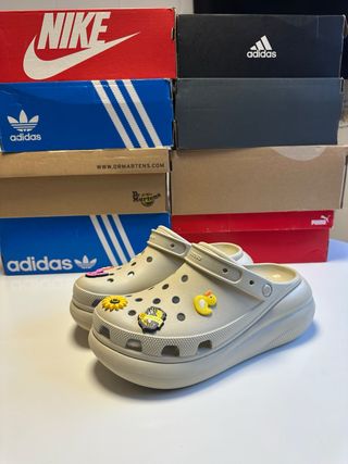 Crocs Classic Crush Clog Beige
