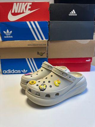 Crocs Classic Crush Clog Beige