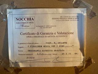 Quadro “Pinocchio Gioca con i miei pensieri”