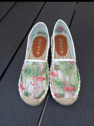 Zapatillas esparto verano flamencos T35