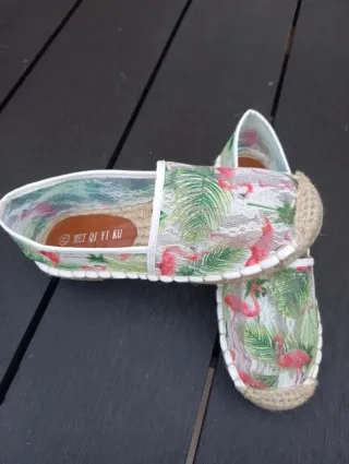 Zapatillas esparto verano flamencos T35