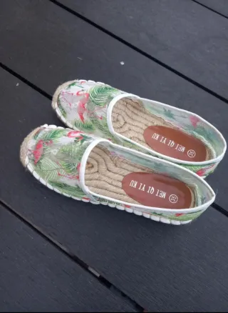 Zapatillas esparto verano flamencos T35