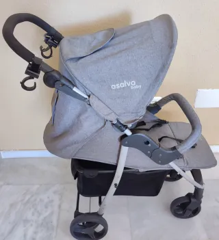 Silla de paseo Asalvo Gris - Como nueva