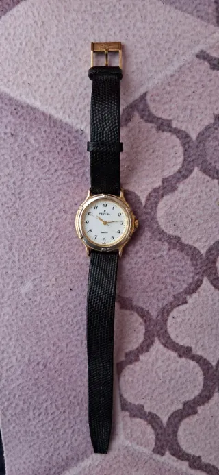 Orologio Festina Quarzo Pelle Unisex Oro Bianco