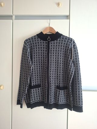 Giacca/Maglia donna con zip fantasia