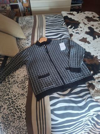 Giacca/Maglia donna con zip fantasia