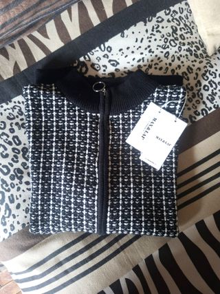 Giacca/Maglia donna con zip fantasia