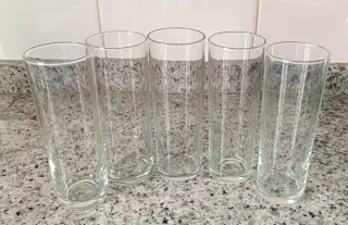 5 Vasos de Tubo Altos