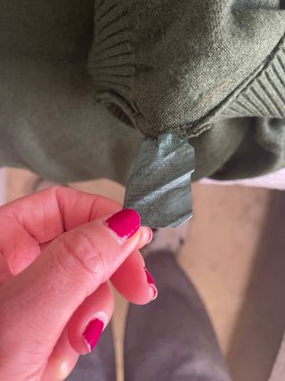 Conjunto punto cuello alto verde