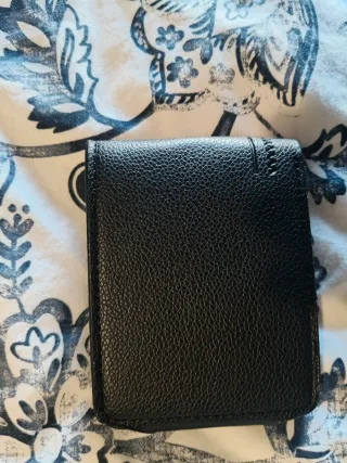 Cartera de Piel Negra Leather Design