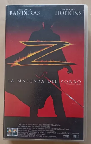 La Máscara del Zorro VHS Antonio Banderas