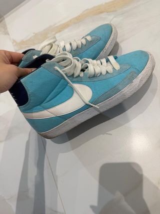 Zapatillas Nike Blazer Mid Azul Blanco ORIGINALES