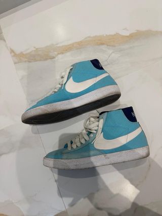 Zapatillas Nike Blazer Mid Azul Blanco ORIGINALES