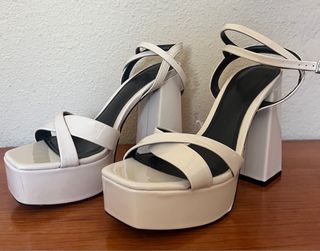 Plataformas Zara Beige