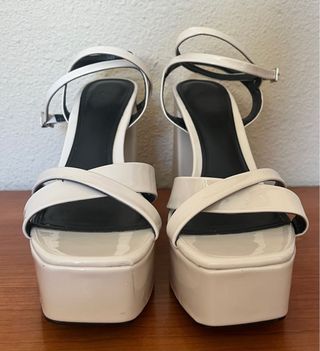 Plataformas Zara Beige