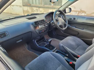 Right hand drive car.