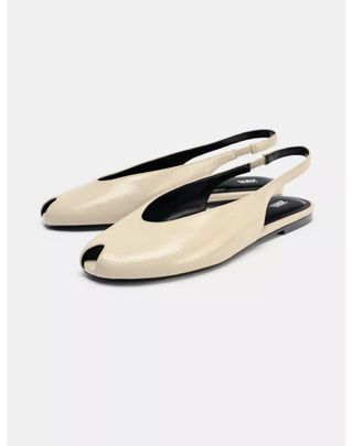 Zapato destalonado punta abierta