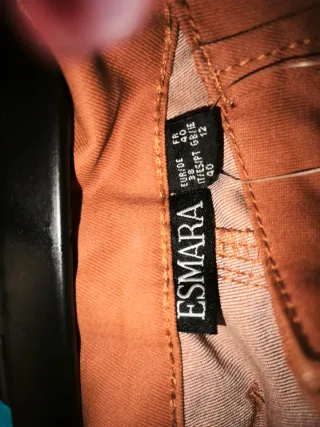 Pantalón Esmara Talla M/38 Marrón