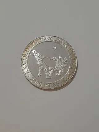 Monedas Juegos Olímpicos Barcelona 1992 Plata