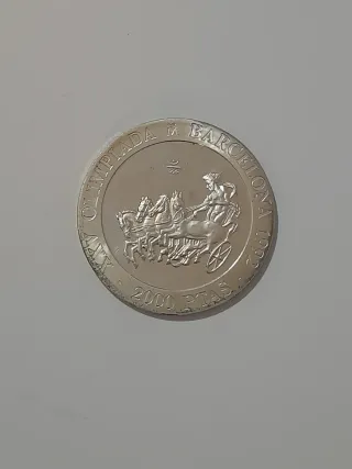 Monedas Juegos Olímpicos Barcelona 1992 Plata