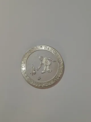 Monedas Juegos Olímpicos Barcelona 1992 Plata