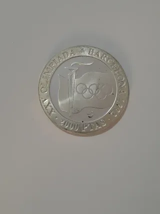 Monedas Juegos Olímpicos Barcelona 1992 Plata