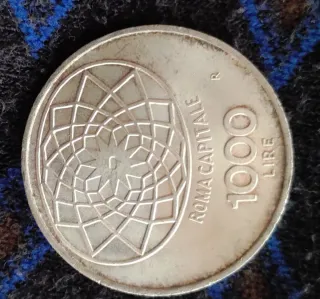 1000 Lire Argento Roma 1870-1970