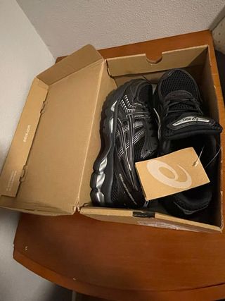 Zapatillas Asics Gel Negras Nuevas Caja