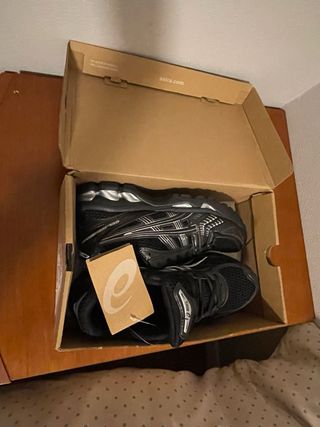 Zapatillas Asics Gel Negras Nuevas Caja