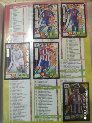 395 Cromos Adrenalyn XL LaLiga Santander 2016-17