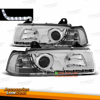 FAROS LUZ DIURNA LED BMW  SERIE 3 E36, 90-99 COLO