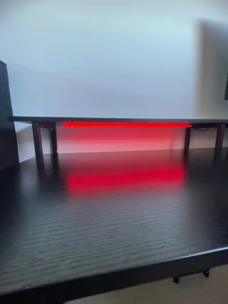 Escritorio en L negro para oficina o gaming