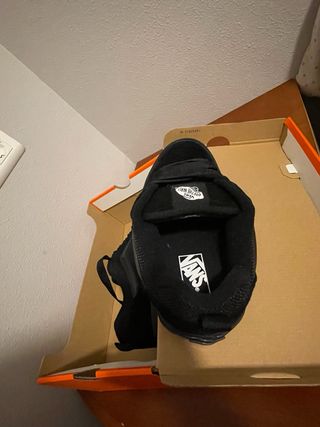 Zapatillas Vans Skate Negras Nuevas