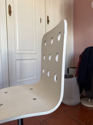 Silla Escritorio Madera Blanca IKEA Infantil