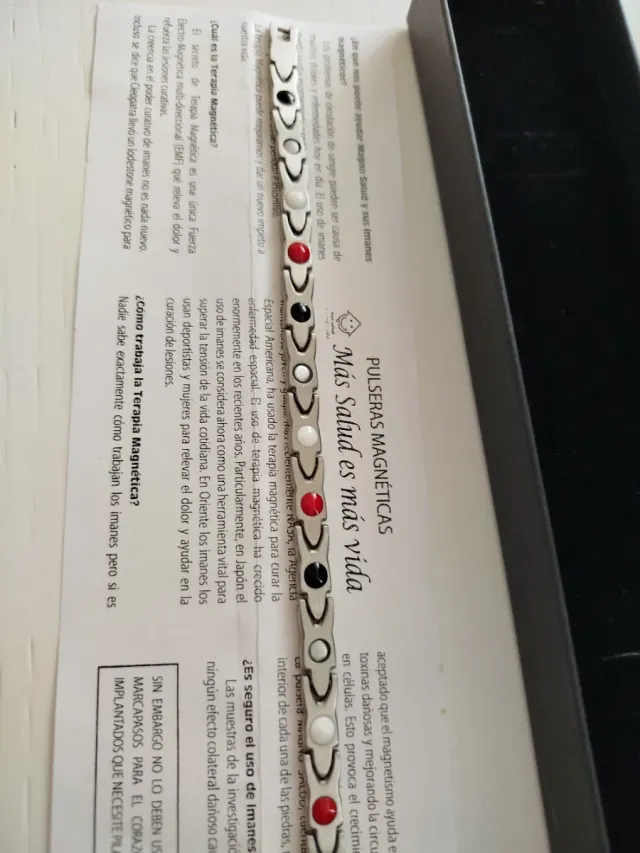 Pulsera Magnética Magno Salud Oro y Plata