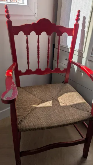 Sillón vintage Sevillano Rojo