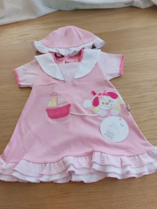 Vestido marinero bebé 12 meses