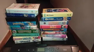 Lote Películas VHS Disney Clásicos