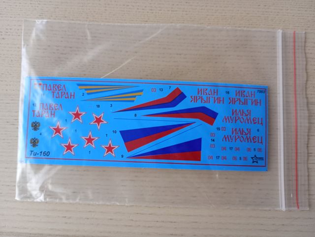 TUPOLEV TU-160 BLACKJACK MAQUETA ZVEZDA 1/144